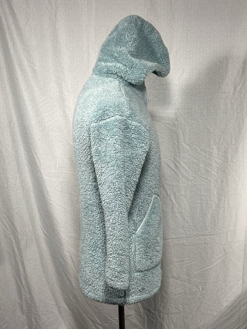 The North Face Youth Girls Campshire Crew Sage Green Size Large 14-16 Fuzzy - Picture 3 of 15